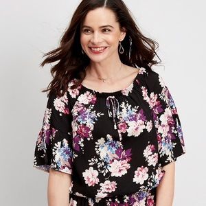Floral black Maurice’s top